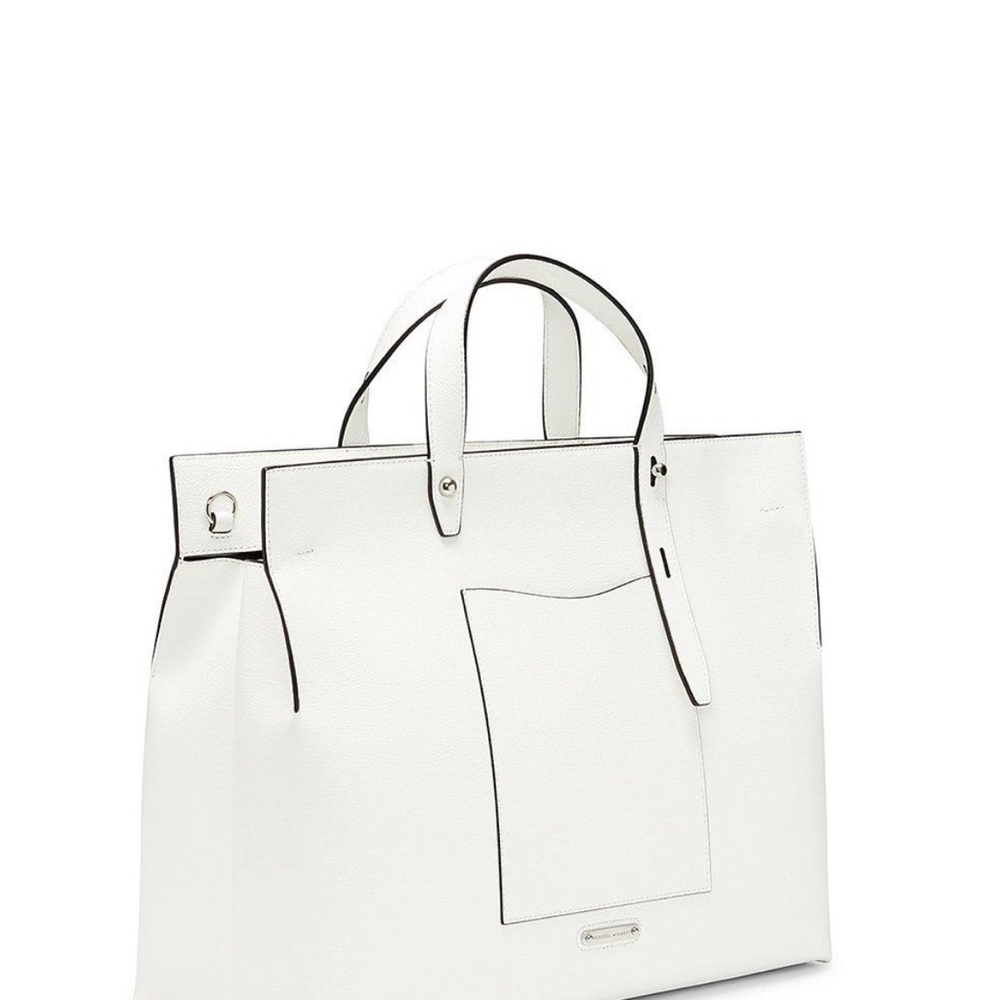 Rebecca Minkoff White Leather Tote Bag